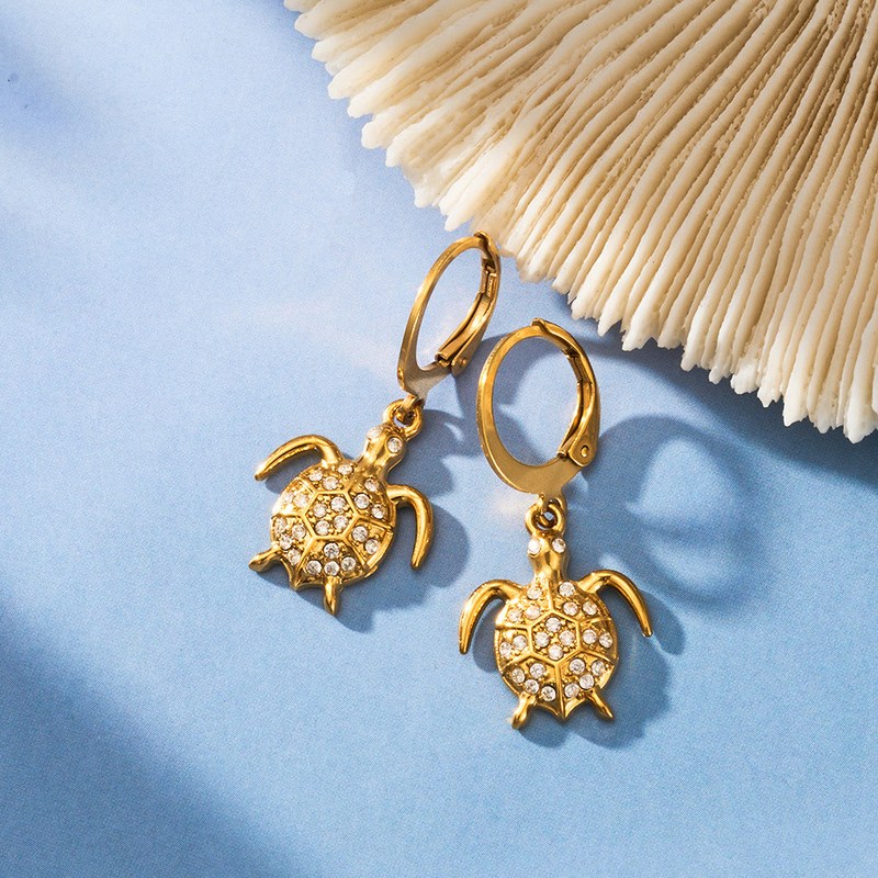 Ocean drop dangle earrings — inspected supplier photo