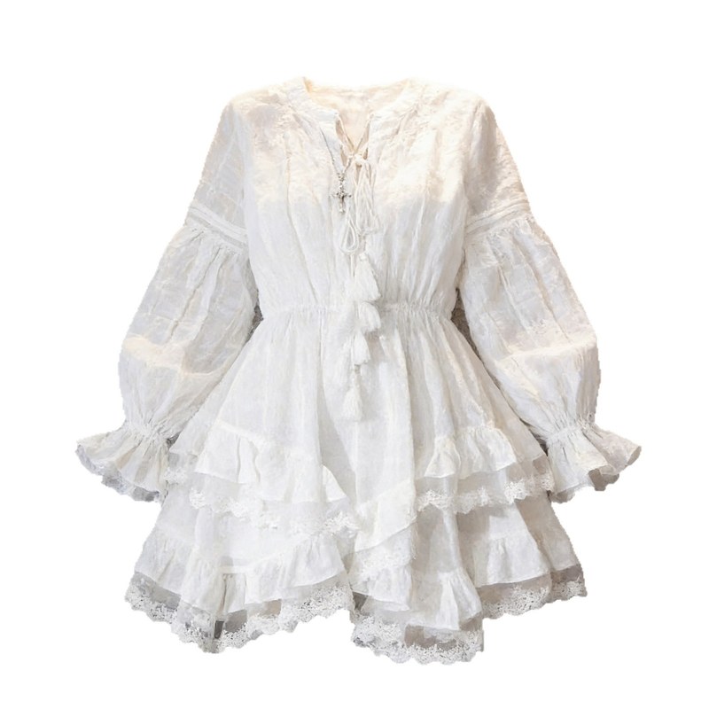 French lace dress — inspected supplier photo