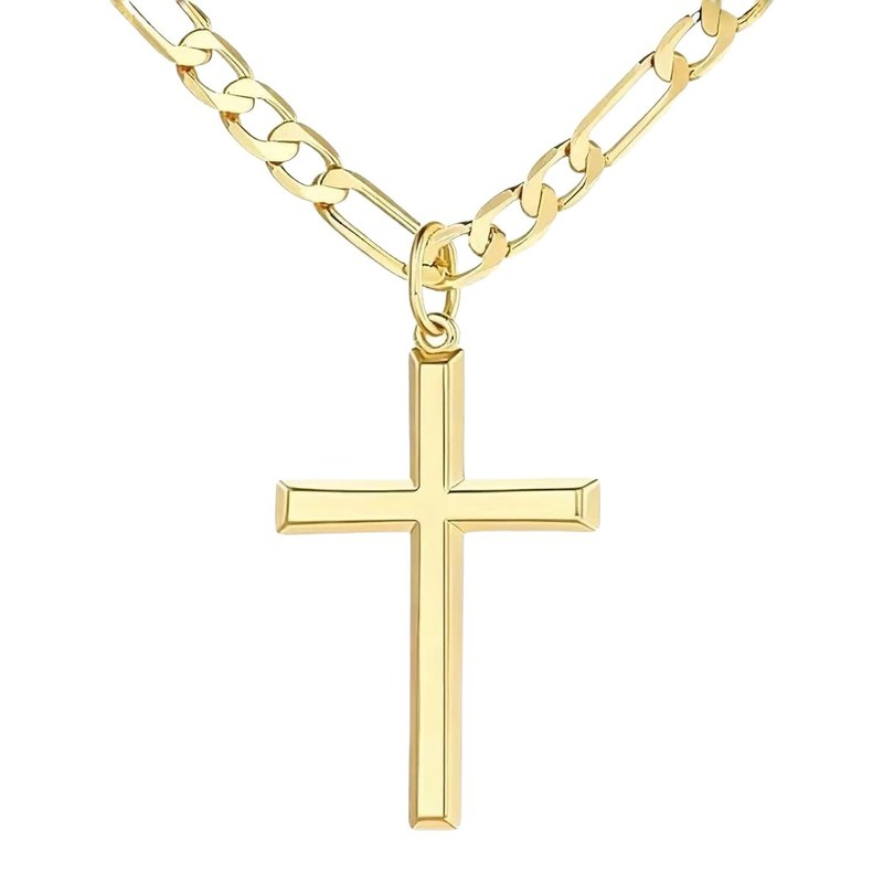 Minimalist cross pendant necklace — inspected supplier photo