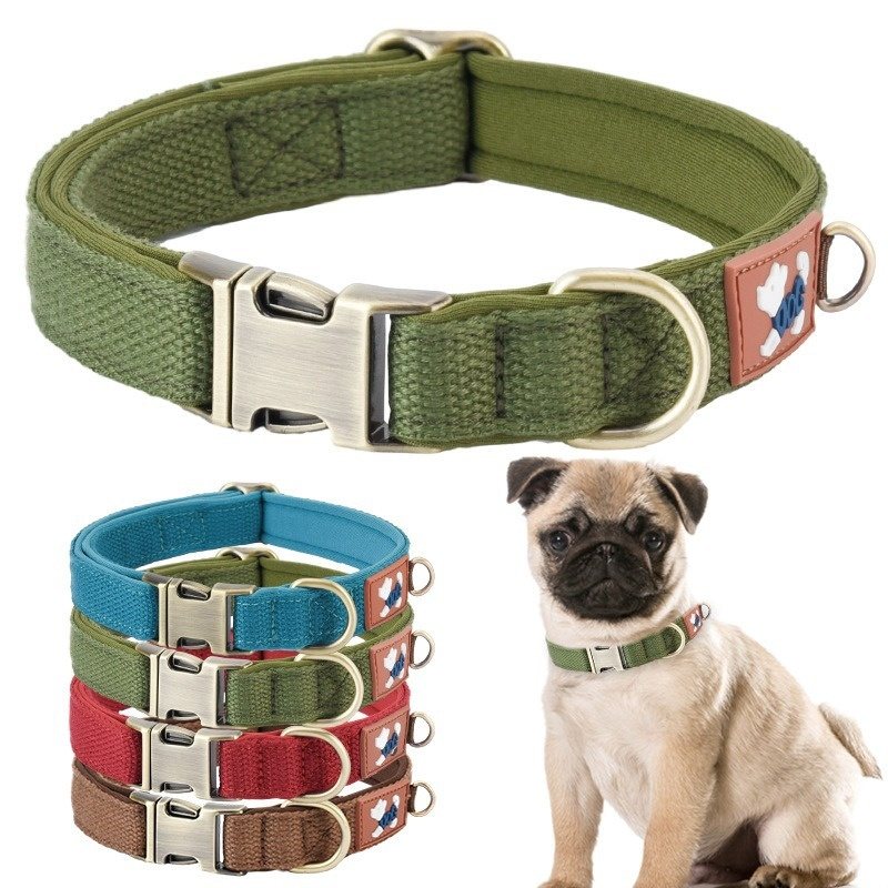 Space-cotton pet collar — inspected supplier photo