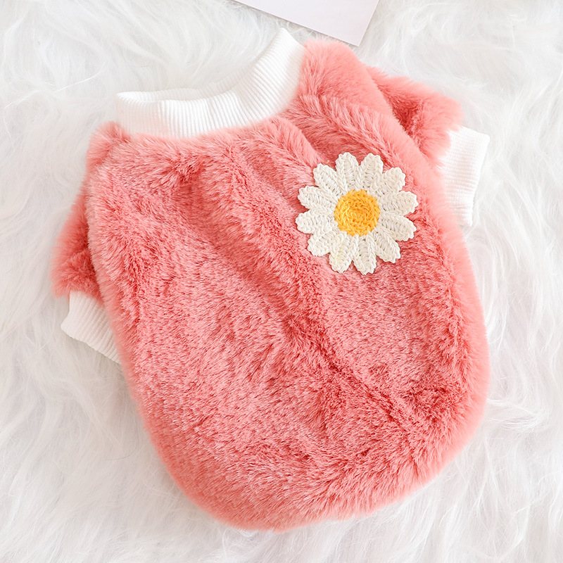 Fleece daisy jacket — inspected supplier photo